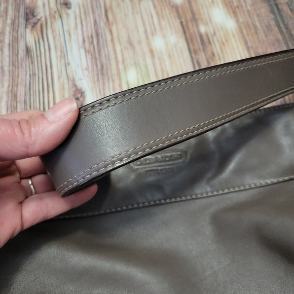 Coach “Zoe" Brown Leather Hobo Satchel - Picture 16 of 16